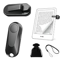 Page Turner for Kindle Paperwhite,Remote Control Page Turner for Kindle Oasis Kobo iPad,Kindle Accessories for Reading in Bed Camera Remote Shutter Clicker with Storage Bag