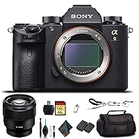 Sony Alpha a9 Mirrorless Camera ILCE9/B with Sony FE 24-70mm Lens, Soft Bag, Additional Battery, 64GB Memory Card, Card Reader, Plus Essential Accessories