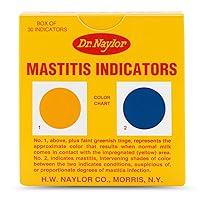 Mastitis Milk Cowside Home Test Indicators, Box of 30 Indicator Cards