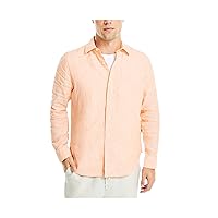 Nautica Men's Sustainably Crafted Classic Fit Linen Shirt
