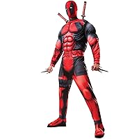 Marvel Rubie's Men's Universe Classic Muscle Chest Deadpool Costume