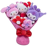 Hello Kitty - 12-inch Plush Valentine’s Bouquet - 9 Plush Included - Officially Licensed Sanrio Product from Jazwares