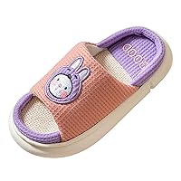 Children's Cute Rabbit Slippers Non Slip Novelty Slippers Winter Light Sole Slippers Toddler Size 11 Slippers