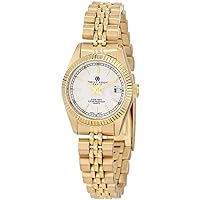 Charles-Hubert, Paris Women's 6635-GW Premium Collection Gold-Plated Stainless Steel Watch