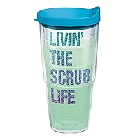 Tervis Nurse Scrub Life Insulated Tumbler, 1 Count (Pack of 1), Clear