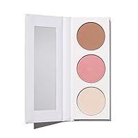 Power Palette Powder Face Trio, Face Powder Makeup Palette For A Sun-kissed Glow, Hydrates Skin, Vegan & Cruelty-free, Empowerment