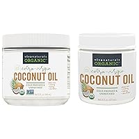 Organic Extra Virgin Coconut Oil, 32 Oz & Organic Virgin Coconut Oil 16 ounces / 473 millilitres