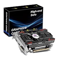 KAER AMD Radeon RX 550 4GB GDDR5 PC Gaming Video Graphics Card 3 Monitors of DP HDMI DVI-D 128-Bit DirectX 12 PCI Express 3.0 X8, 4K Gaming Computer Video Cards GPU