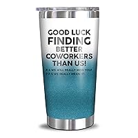 NewEleven Coworker Leaving Gifts - Farewell Gifts, Going Away Gift For Coworker - New Job, Goodbye, Good Luck Gifts For Coworkers, Colleagues, Boss, Men, Women, Friends - 20 Oz Tumbler
