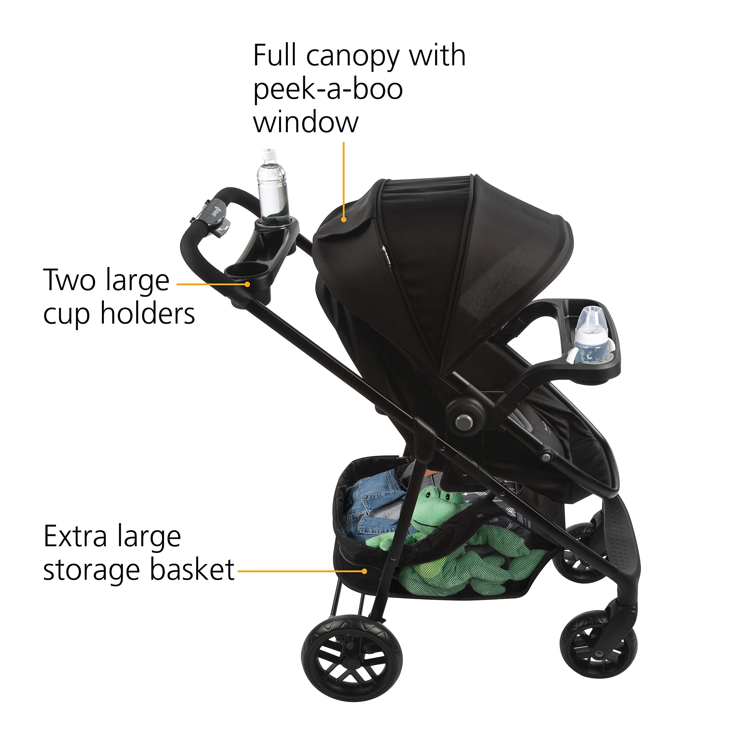 Safety 1st Grow and Go Flex 8-in-1 Travel System, Foundry