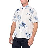 Vince Men's Faded Floral Short-Sleeve