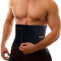 Waist Trimmer for Women Men-Sweat Band Waist Trainer for Women Lower Belly Fat, Easy to Clean