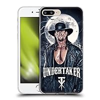 Head Case Designs Officially Licensed WWE Portrait The Undertaker Soft Gel Case Compatible with Apple iPhone 7 Plus/iPhone 8 Plus