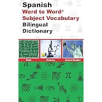 Spanish BD Word to Word® with Subject Vocab: Suitable for Exams Spanish BD Word to Word® with Subject Vocab: Suitable for Exams Paperback