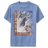 Warner Brothers Justice League Speed Team Boys Short Sleeve Tee Shirt