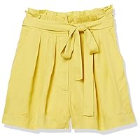 ASTR the label Women's High Waisted Pacific Paper Bag Shorts