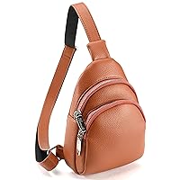 Eslcorri Small Crossbody Sling Bag for Women Trendy - Fashionable Fanny Packs Vegan Leather Chest Belt Bum Bag Anti Theft Crossbody Sling Purse for Women for Travel Sport Camping