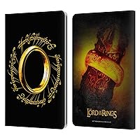Head Case Designs Officially Licensed The Lord of The Rings The Fellowship of The Ring One Ring Graphics Leather Book Wallet Case Cover Compatible with Kindle Paperwhite 1/2 / 3