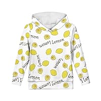 Cool Print Hoodies for Girls Boys Hooded Pullover Sweatshirts Pockets Kids Active Clothes