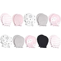 Hudson Baby Unisex Baby Cotton Scratch Mittens