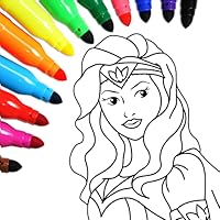Princess cute ColoringBook