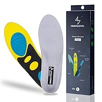 Super Shock Absorption Insoles Which Can Protect Candy from Being Crushed by Car,Plantar Fasciitis Insoles for Men with Arch Support,Heel Pain Relief L