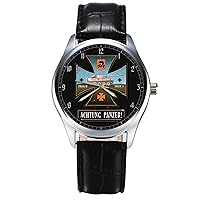 Achtung Panzer: Vintage Prussian Blue WEHRMACHT WW-II Germany Poster Art Collectible Wrist Watch