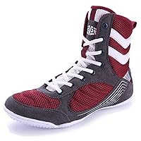 Men's and Women's high top Wrestling Boxing Shoes Mesh Unisex Sports Shoes Training Shoes