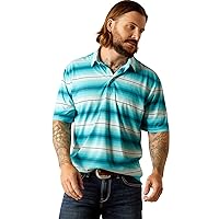 ARIAT Men's All Over Print Polo