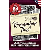 Remember This?: People, Things and Events from 1941 to the Present Day (US Edition) (Milestone Memories)