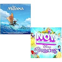 Moana (Soundtrack) - Disney Princesses (Greatest Hits) - 2 CD Album Bundling