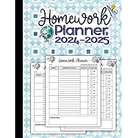 Homework planner 2024-2025: Stay Organized, Master Your Classwork - Undated Daily Assignment Tracker for Students of All Levels: Elementary, Middle, ... College, Perfect for Homeschooling Success Homework planner 2024-2025: Stay Organized, Master Your Classwork - Undated Daily Assignment Tracker for Students of All Levels: Elementary, Middle, ... College, Perfect for Homeschooling Success Paperback