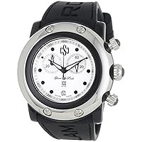 Women's GR62116 Miami Beach Silver Dial Black Silicone Watch
