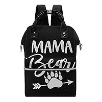 Mama Bear Women's Laptop Backpack Travel Nurse Shoulder Bag Casual Mommy Daypack