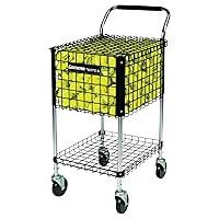 Gamma Sports Premium Tennis Teaching and Travel Carts - Unique Sports Equipment, Large Ball Capacity, Heavy Duty Designs, Ideal Training Court Accessories