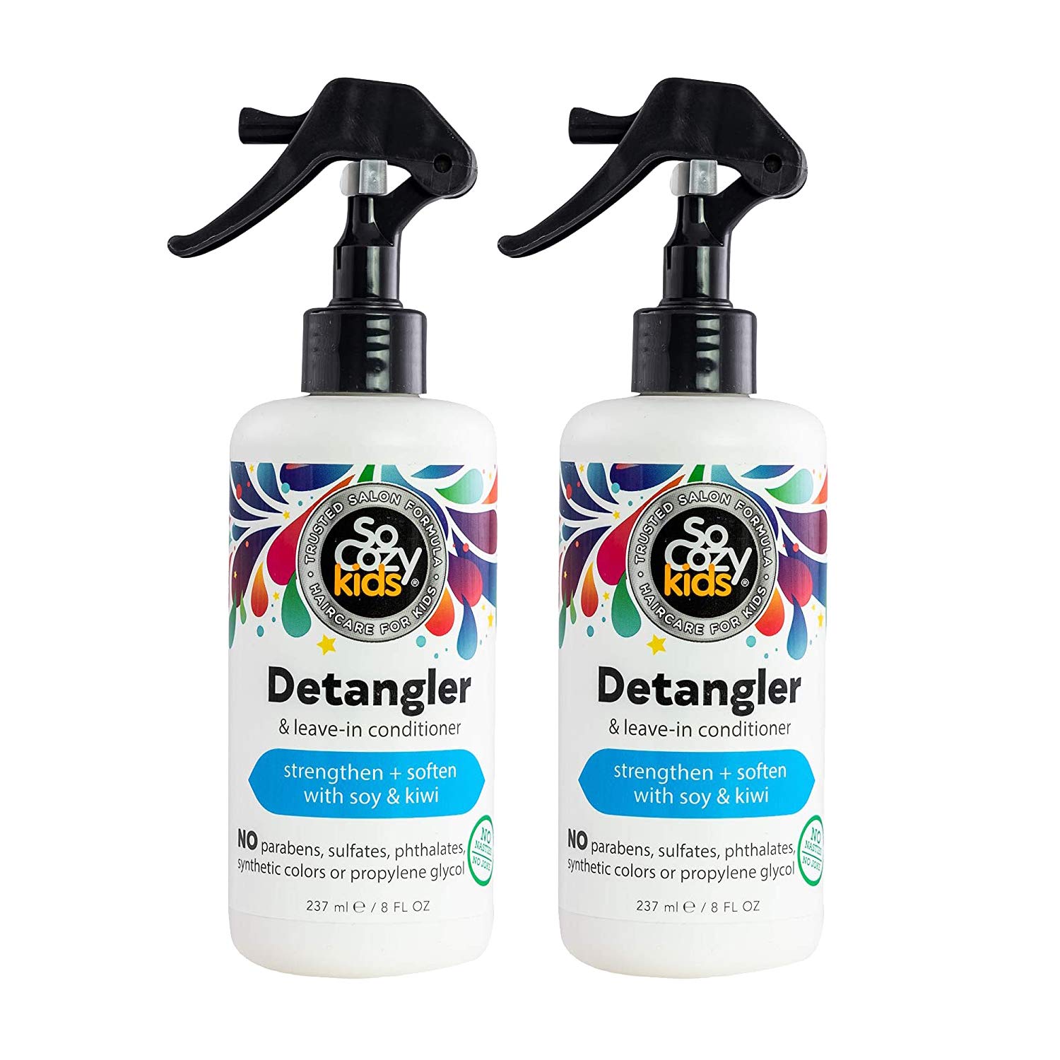 So Cozy Detangler Leave-in Conditioner Spray for Kids Hair, Fruity-tutti, 8 Fl Oz (Pack Of 2)