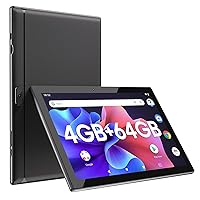 Tablet Android 12, Tablets 10 inch 4GB RAM+ 64GB ROM+ 512GB Expandable Tablet PC, 1280 * 800 IPS Screen, Dual Camera, Powerful Processor, 6000mAh Battery, Bluetooth,WiFi, Google Certified Tablet