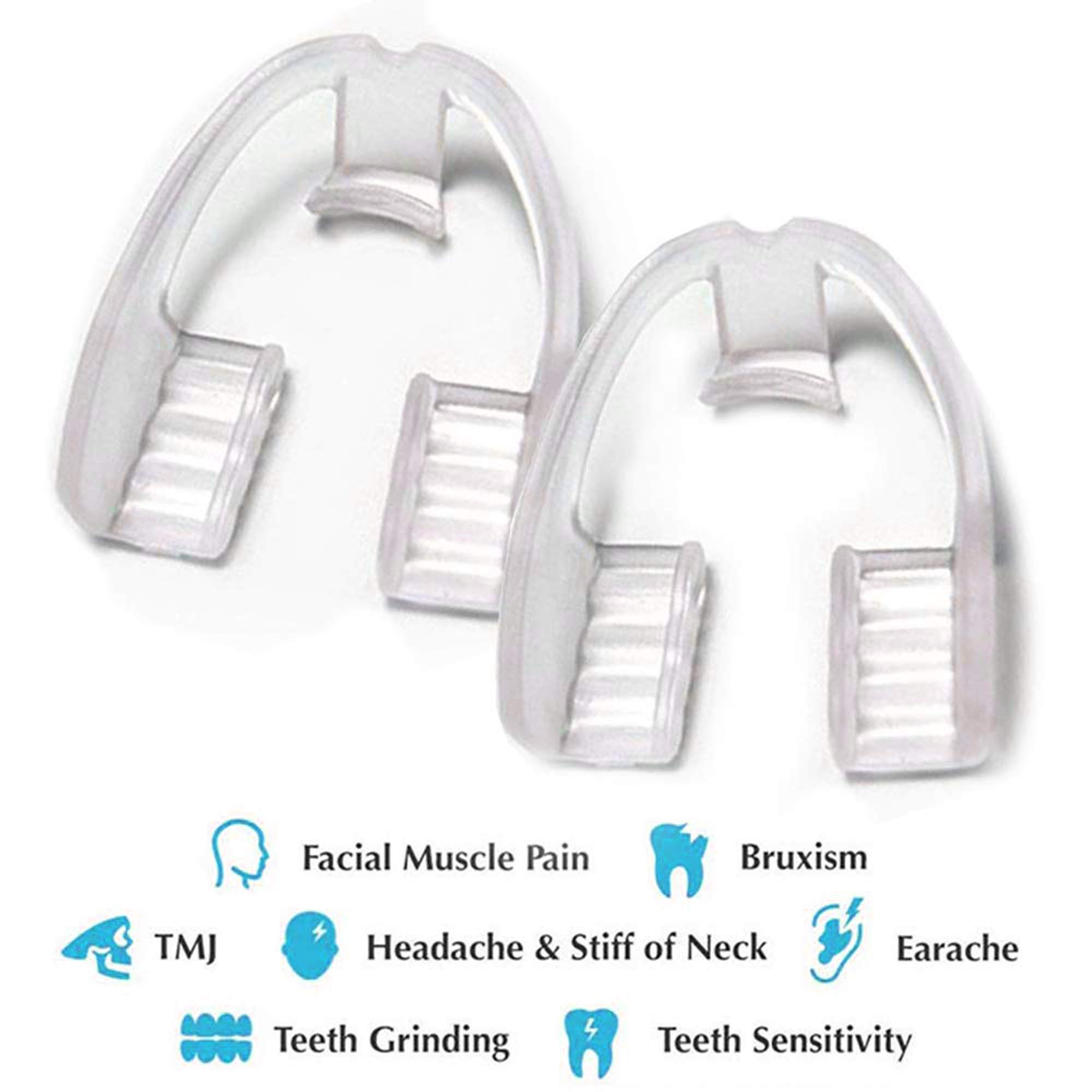 Alayna Kids Mouth Guard for Grinding Teeth - 10 PK Night Guard for TMJ Bruxism Teeth Clenching, No Boiling or Molding - for Upper or Lower Jaw - Ready to Use Childrens Dental Guard for Pain Relief