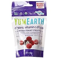 Yummy Earth Organic Vitamin C Drops Antioxifruits, 3.3 Ounce