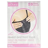 womens Fashion Reveal Hold Tape Strips, clear, o s US