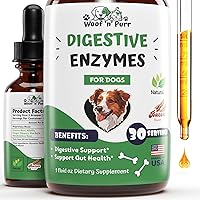 Dog Digestive Enzymes - Supports a Healthy Digestive Tract & Much More - Dog Digestive Support - Dog Enzymes - Dog Enzymes Digestive - Dog Digestive Enzyme - Dog Digestive Supplement - 1 fl oz