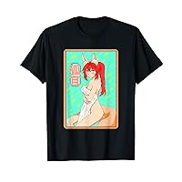 Anime Foxgirl Cosplay Fox Kitsunemimi Nerd Geek Japanese T-Shirt