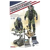 Meng U.S. Explosive Ordnance Disposal Specialists and Robots Model Kit
