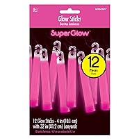 Pink Glow Sticks (Pack of 12) - 4