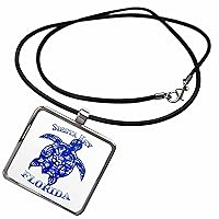 Siesta Key Florida sailing nautical anchor if you love... - Necklace With Pendant (ncl_360086)