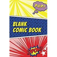 Blank comic book: Blank comic notebook to portray your unique comic creations | five different templates | 6