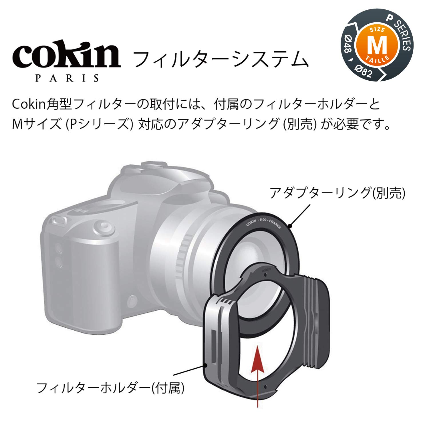 Cokin Square Filter Gradual ND Creative Kit Plus - Includes M (P) Series Filter Holder, Gnd 1-Stop (121L), Gnd 2-Stop (121M), Gnd 3-Stop Soft (121S)