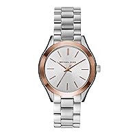 Michael Kors Slim Runway Women's Watch, Stainless Steel Bracelet Watch for Women