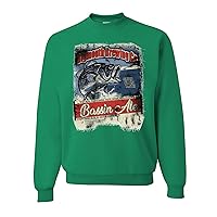Bigmouth Brewing Co Fish Lovers Mens Crew Neck
