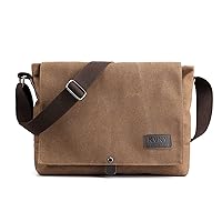 Vintage Men's Shoulder Bag Canvas Tote Handbag Crossbody Bag Casual Top Handle Bag